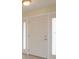 Close-up of a classic front door design with sidelights, offering a bright and welcoming entrance at 5008 Glenn Dr, New Port Richey, FL 34652