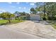 Charming single-story home featuring a two-car garage, mature trees, and a well-manicured lawn at 5998 8Th S St, St Petersburg, FL 33705