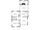 Detailed floor plan showcasing the layout of the home, including the living room, kitchen, and bedrooms at 8014 27Th N Ave, St Petersburg, FL 33710