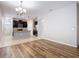 Open floor plan that combines the kitchen and dining space, great for entertaining at 13806 Reindeer Cir, Hudson, FL 34669