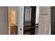 Bedroom closet area and bathroom view with tile at 1910 E Palm Ave # 11322, Tampa, FL 33605