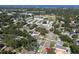 Aerial view showing the home's proximity to nearby schools, offering convenience for families at 4114 W Neptune St, Tampa, FL 33629