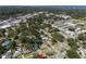 Neighborhood aerial view displaying the layout of the community and its residential surroundings at 4114 W Neptune St, Tampa, FL 33629