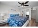 Cozy main bedroom featuring a bright coastal aesthetic and ample closet space at 6080 Bahia Del Mar Cir # 109, St Petersburg, FL 33715