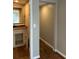Bathroom with granite vanity, modern hardware, and neutral wall color at 6383 Biscayne, North Port, FL 34287