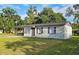 Well-maintained single-story home with tidy landscaping, dark shutters, and a manicured lawn at 8017 Tudor Pl, Tampa, FL 33610