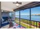Relax on the screened lanai with seating and beautiful waterfront views at 8211 Brent St # 815, Port Richey, FL 34668