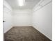 Walk-in closet with carpet, built-in shelving, and ample space for storage at 9110 Lantern Oak Way, Land O Lakes, FL 34638