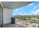 Balcony overlooking city streets with open views, providing an urban outdoor living space at 1108 N Franklin St # 602, Tampa, FL 33602