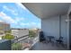 Balcony offering city views and features outdoor seating for relaxing and enjoying the scenery at 1108 N Franklin St # 602, Tampa, FL 33602