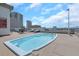 Tranquil rooftop pool with lounge area providing a serene escape with city views and poolside relaxation at 1108 N Franklin St # 602, Tampa, FL 33602