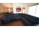 Living space showcases an open view into the dining and kitchen areas at 12721 Avelar Creek Dr, Riverview, FL 33578
