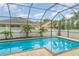 Backyard with a private in-ground pool at 12721 Avelar Creek Dr, Riverview, FL 33578