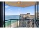 Relaxing balcony offering stunning ocean views from an elevated vantage point at 1540 Gulf Blvd # 2107, Clearwater Beach, FL 33767