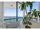 Relax and enjoy breathtaking ocean views from the seating area on this spacious balcony at 1540 Gulf Blvd # 2107, Clearwater Beach, FL 33767