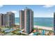Luxury condo building with beachfront access and beautiful amenities at 1540 Gulf Blvd # 2107, Clearwater Beach, FL 33767