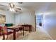 Spacious room with ceiling fan offers versatile usage for office, dining, or recreation at 2898 Thaxton Dr # 76, Palm Harbor, FL 34684