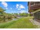 Water view from the property with bridge at 3368 Ramblewood Pl # 37-D-1, Sarasota, FL 34237