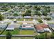 A high angle view showing this house and its position within the neighborhood at 3427 Cantrell St, Holiday, FL 34690