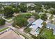 A bird's eye view of a neighborhood, highlighting the home's proximity to local streets at 501 74Th N Ave, St Petersburg, FL 33702