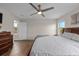 Bright bedroom with a large window and a ceiling fan at 5239 Fallen Leaf Dr, Riverview, FL 33578