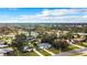 Scenic aerial shot of a residential area featuring lush greenery and neatly arranged homes on a sunny day at 5580 S Salford Blvd, North Port, FL 34287