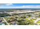 Comprehensive aerial view of a vibrant residential area near a bustling shopping center, blending convenience with community living at 5580 S Salford Blvd, North Port, FL 34287