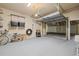 Spacious garage featuring overhead storage and room for parking and storage at 960 Starkey Rd # 10505, Largo, FL 33771