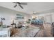 Relaxing living room showcasing an open floor plan with a breakfast bar, perfect for entertaining at 960 Starkey Rd # 10505, Largo, FL 33771