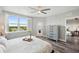 Bright main bedroom features a view and lovely decor at 960 Starkey Rd # 10505, Largo, FL 33771