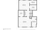 Second floor layout featuring two bedrooms, two bathrooms, and a laundry room at 9907 Carlsdale Dr, Riverview, FL 33578
