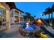 Luxury pool with a slide, waterfall feature, and a spa for relaxation and entertainment at 10930 Spring St, Largo, FL 33774