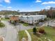 An aerial view of a building with interesting landscaping at 11439 Golf Round Dr, New Port Richey, FL 34654