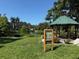 Picturesque park view featuring a gazebo, pond, and walking trails at 1415 7Th N Ave, St Petersburg, FL 33705