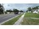 A view of the street in front of the home showcasing easy access at 2410 38Th N Ave, St Petersburg, FL 33713