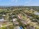 Aerial view of the property showcasing its location and proximity to the water at 3197 Walnut Ne St, St Petersburg, FL 33704
