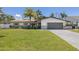 Charming single-story home with well-maintained landscaping and a two-car garage at 3197 Walnut Ne St, St Petersburg, FL 33704