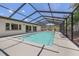 Enjoy the sunshine in this screened-in pool with a spacious deck area at 3197 Walnut Ne St, St Petersburg, FL 33704