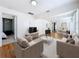 Inviting living room with stylish furnishings, hardwood floors, and neutral decor at 3327 25Th N St, St Petersburg, FL 33713
