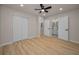 Inviting bedroom offering ceiling fan, closet, and ensuite bathroom at 4441 16Th N St, St Petersburg, FL 33703