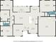Detailed floor plan showcasing the layout of this home with dimensions for each room and bathroom at 6709 Peachtree Dr, Temple Terrace, FL 33617