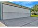 Closed airplane hangar showcasing its sturdy construction and secure design for aircraft storage at 11908 Pilot Country Dr, Spring Hill, FL 34610