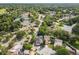 Wide aerial shot of community amenities and houses in a verdant, well-planned area at 12234 Cider Mill Ln, Hudson, FL 34667