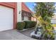 This cozy home has mature landscaping, driveway and single front window feature at 12234 Cider Mill Ln, Hudson, FL 34667