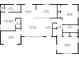 The floor plan shows the layout of the house with the primary bedroom, garage, living room, and bedrooms at 1320 Dixie S Ln, St Petersburg, FL 33707