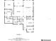 Main floor plan featuring bedrooms, bathrooms, kitchen, living room, laundry and entry at 17914 Howsmoor Pl, Lutz, FL 33559