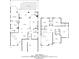 Detailed floorplan showcasing the layout of a spacious home with clearly labeled rooms and dimensions at 23320 Dinhurst Ct, Land O Lakes, FL 34639