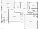 Detailed floor plan showcases the home's layout, including the bedrooms, bathrooms, kitchen, and living spaces at 2897 Rosery Ne Rd, Largo, FL 33771