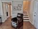 Cozy living room with hardwood flooring, and comfortable seating at 2897 Rosery Ne Rd, Largo, FL 33771
