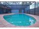 Inviting backyard pool with a spacious covered patio and brick surround at 290 13Th N Ave, Safety Harbor, FL 34695
